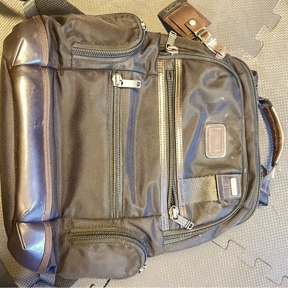 Tumi travel backback dark brown main image 5